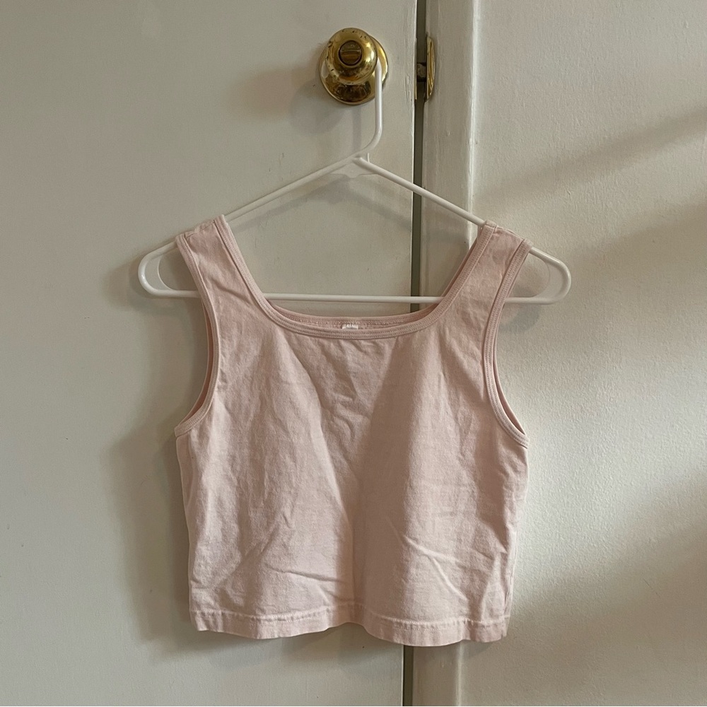 Los Angeles Apparel Garment Dye Crop Tank